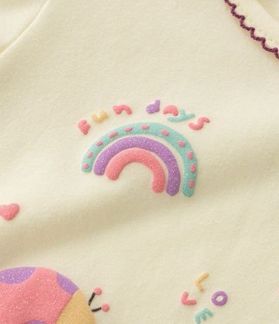 Conjunto Infantil en Cotton Estampado Ícones Fofinhos - Talle 0 a 24 Meses 10