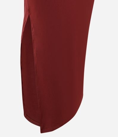 Vestido New Midi en Microfibra con Fenda 7