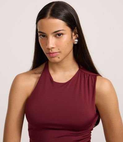 Vestido New Midi en Microfibra con Fenda 3