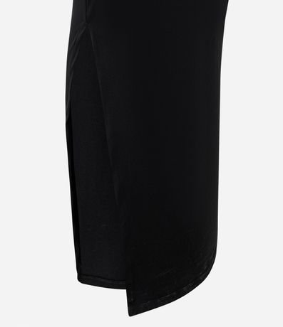 Vestido New Midi en Microfibra con Fenda 6