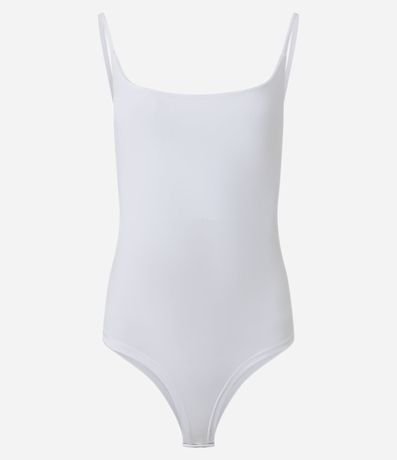 Body de Bretel en Microfibra con Escote U 5