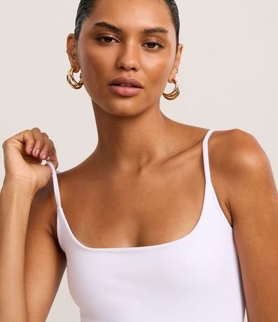 Body de Bretel en Microfibra con Escote U 4