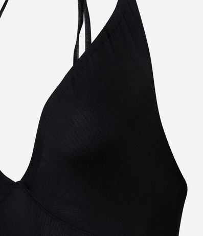 Body Frente única en Tule con Escote Fruncido 2