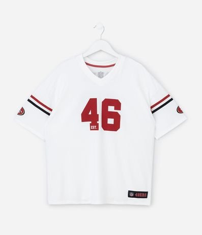 Remera Infantil Deportiva con Estampado 49ers NFL – Talle 5 a 14 años