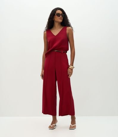 Musculosa en Viscosa con Escote V 2
