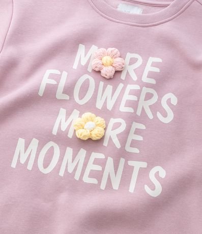 Buzo Infantil con Flores en Chenille en Efecto Ganchillo  – Talle 5 a 14 años 7