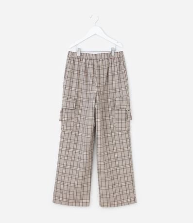 Pantalón Cargo Infantil en Sastre de Cuadros – Talle 5 a 14 años 3
