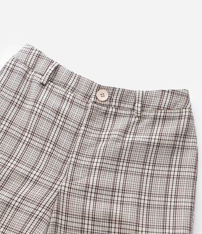 Pantalón Cargo Infantil en Sastre de Cuadros – Talle 5 a 14 años 6