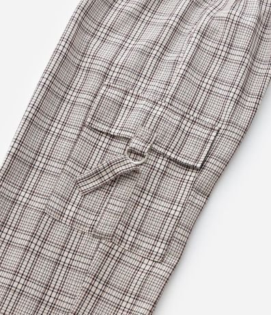 Pantalón Cargo Infantil en Sastre de Cuadros – Talle 5 a 14 años 7