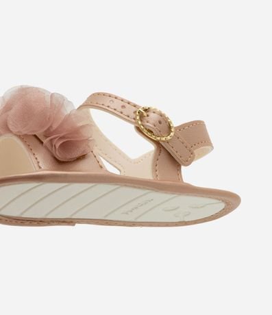 Sandalia Infantil con Frufrus y Cierre por Hebilla - Talle 13 al 16 3