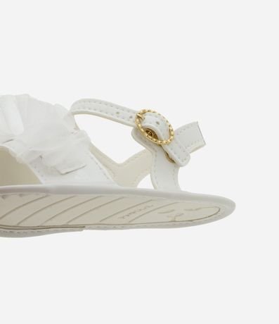 Sandalia Infantil con Frufrus y Cierre por Hebilla - Talle 13 al 16 3