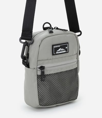 Bolsa Shoulder Bag con Logo de Paisaje