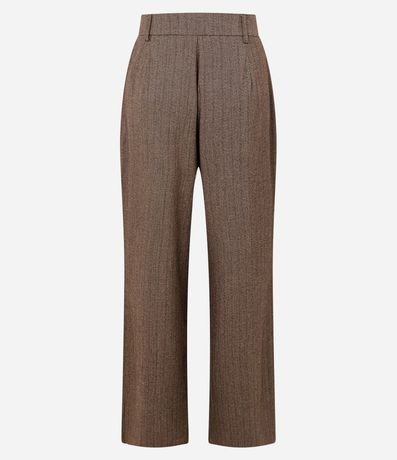 Pantalón Wide Leg Sastrer con Pliegues Delanteros 6