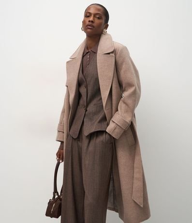 Pantalón Wide Leg Sastrer con Pliegues Delanteros 2