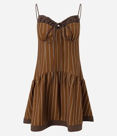 Vestido de Asa con Rayas de Tiza 7