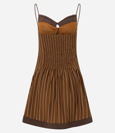 Vestido de Asa con Rayas de Tiza 8