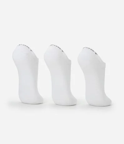 Kit 03 Medias Invisíbles Deportivas en Algodón Lupo 3