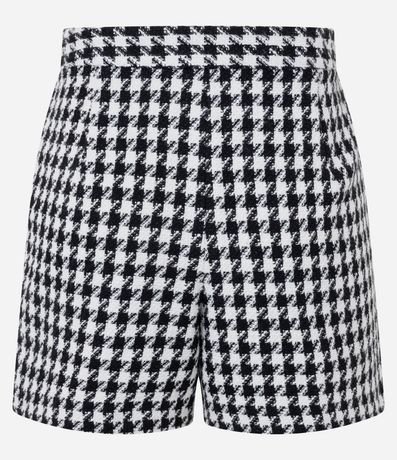 Short Corto con Estampa Pied de Poule 7