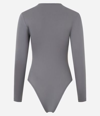 Body Básico en Poliamida con Mangas Largas 5