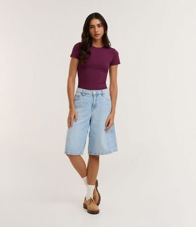 Body Básico en Poliamida con Mangas Cortas 2