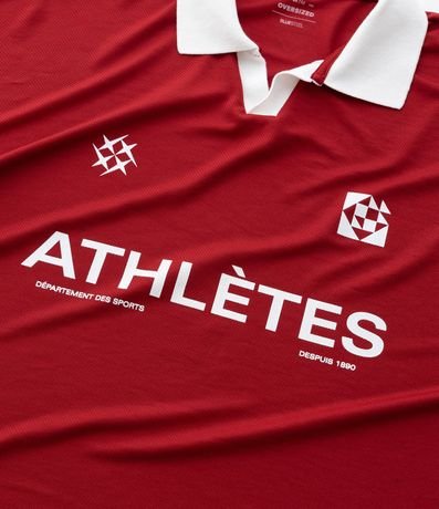 Remera Polo Oversized con Manga Corta 9