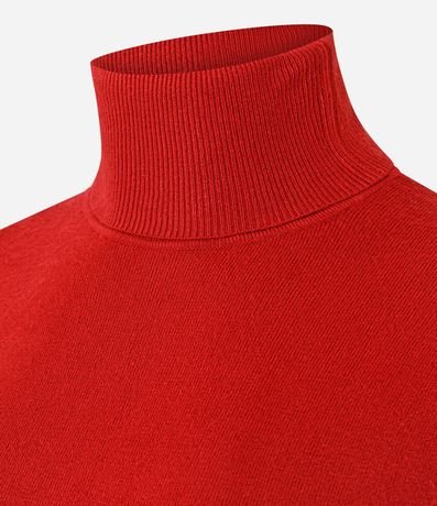 Blusa en Tricot con Cuello Alto y Botones en las Mangas 3