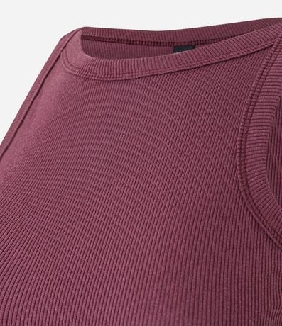 Blusa Musculosa Acanalada en Rib de Algodón 9