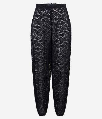 Pantalón Aladdin en Encaje Texturizada