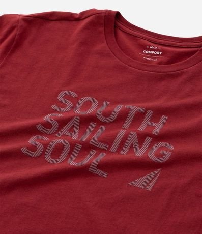 Remera Comfort en Algodón con Estampa South Sailing Soul 6