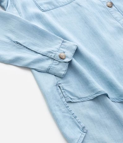 Camisa en Jeans con Bolsillos Delanteros Curve & Plus Size 10
