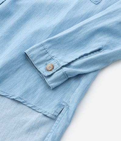 Camisa en Jeans con Bolsillos Delanteros Curve & Plus Size 7