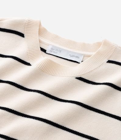 Remera Infantil en Jacquard Listrado – Talle 5 a 14 años 6