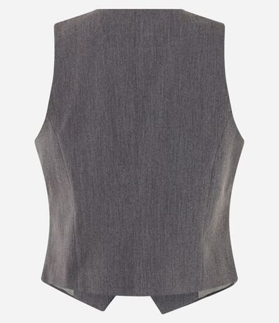 Chaleco Sastrería con Escote en V y Abotonado Delantero 5