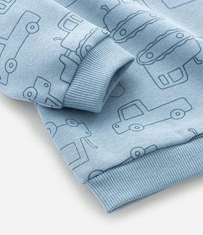 Conjunto Infantil Saco de Carritos y Pantalón Acanalado – Talle 0 a 24 Meses 10