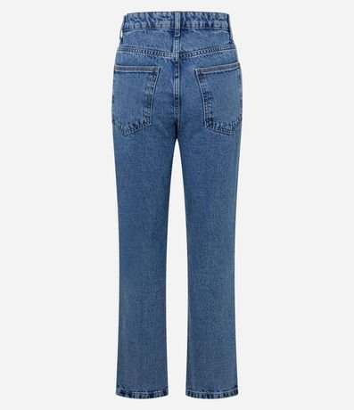 Pantalón recto en Jeans con Brilhos 3