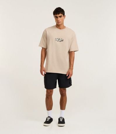 Remera Relaxed en Algodón con Estampa Localizada Soleil Spirit 2