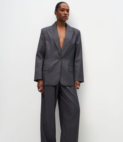 Pantalón Femenino de Sastrería Wide Leg con Calce Amplio 2