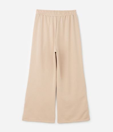 Pantalón Wide Leg de Algodón Deportiva con Abertura Lateral Curve & Plus Size 6