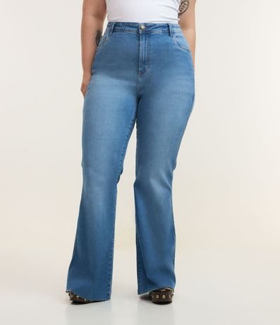 Pantalón de jean Flare con Elastano Curve & Plus Size 2