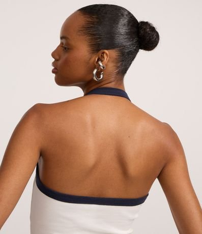 Blusa Frente Única en Rib con Botones 3