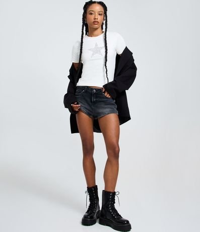 Remera en Algodón con Aplicación de Ojales 2