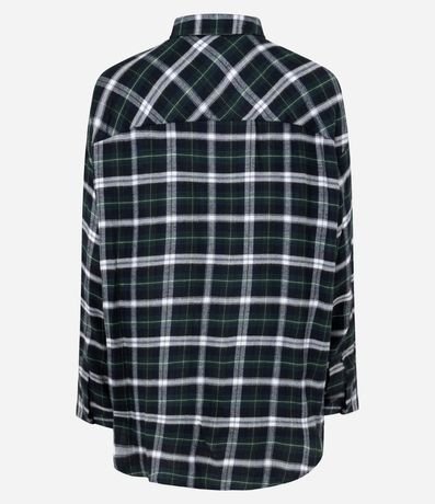 Camisa en Franela de Cuadros 6