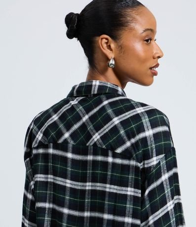 Camisa en Franela de Cuadros 4