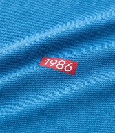 Musculosa Boxy Desteñida en Algodón con Estampa Lettering 9