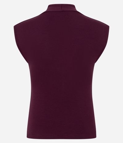 Blusa Musculosa en Rib con Bretel Ancho y Escote V 7