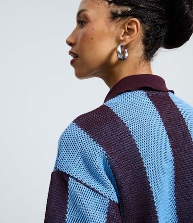 Remera Polo en Punto Sportcore con Lettering 82 4