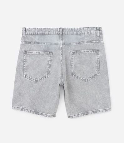 Bermuda Slim en Jeans con Bolsillos 5