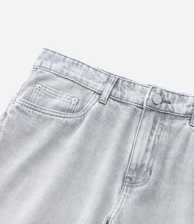 Bermuda Slim en Jeans con Bolsillos 7