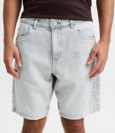 Bermuda Slim en Jeans con Bolsillos 2