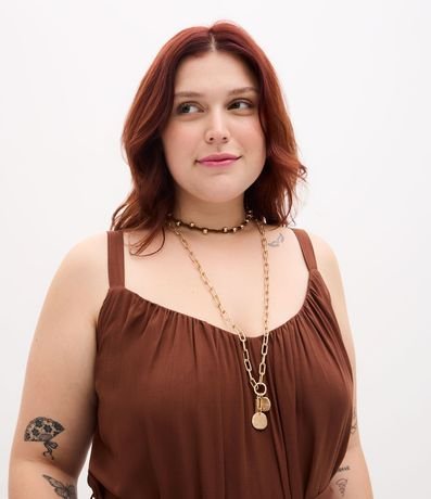 Mono Largo Fruncido con Cinta Curve & Plus Size 4